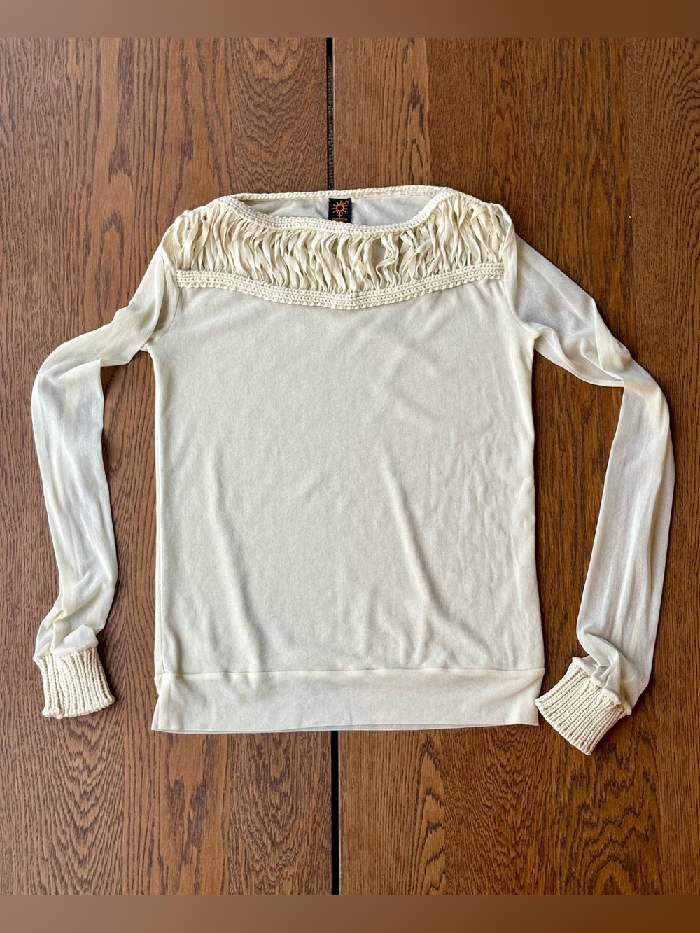 Archival Jean Paul Gaultier Soleil Mesh Top Cream M